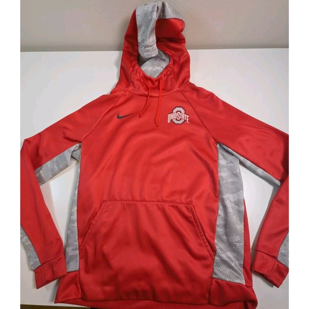 Nike Women’s Therma Pullover Hoodie Ohio State Buckeyes Medium 846363